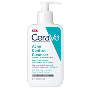 ACNE CONTROL CLEANSER CERAVE 8 OZ