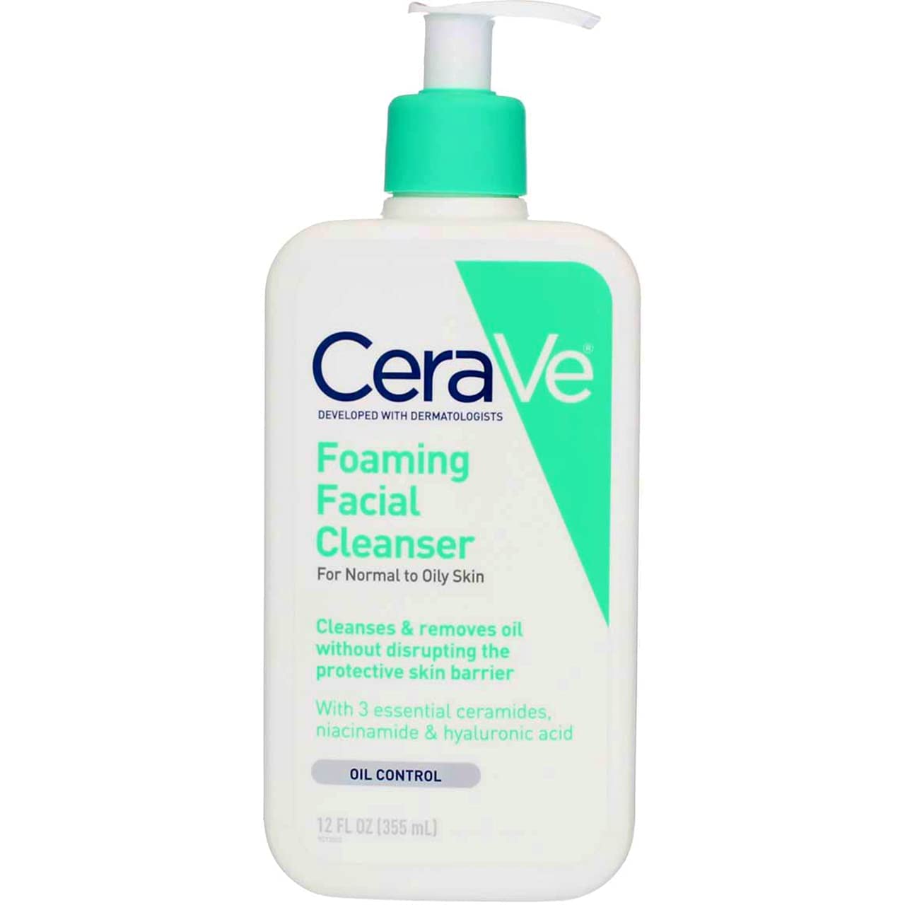 FOAMING FACIAL CLEANSER CERAVE 12 OZ – Canela Collections
