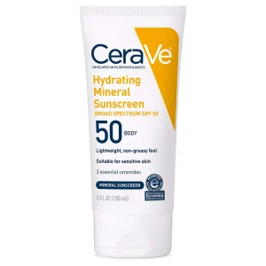 CC00060 HYDRATING MINERAL SUNSCREEN BODY 50 CERAVE 150 ML
