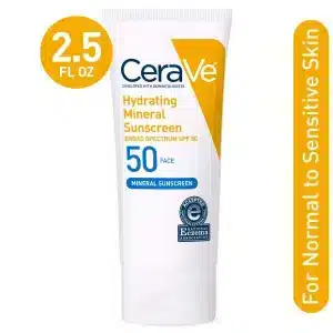CC00091 HYDRATING MINERAL SUNSCREEN FACE SPF50 CERAVE 75 ML