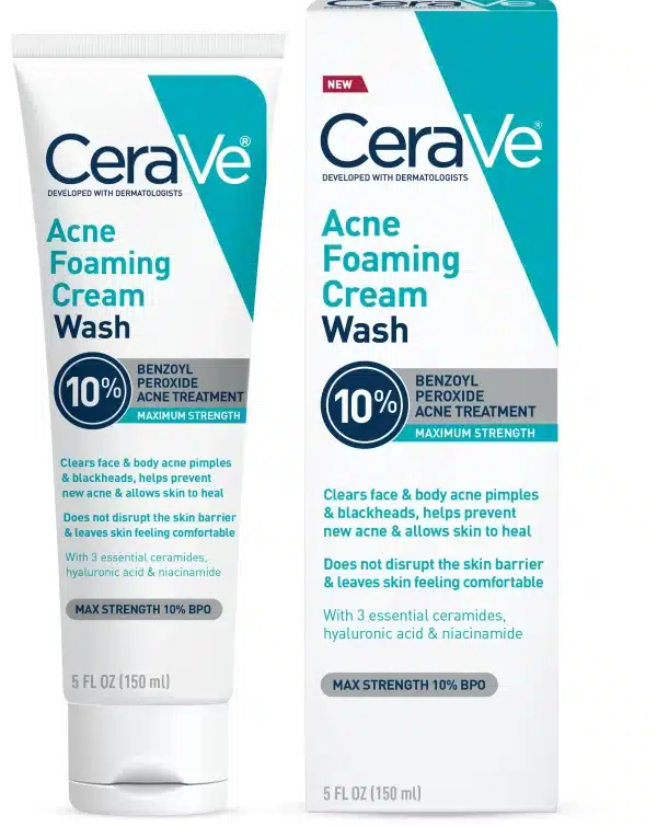 ACNE FOAMING CREAM CLEANSER 5 OZ 10%